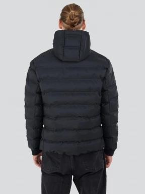 Fundango Patriot Padded Jacket herren gesteppt übergangsjacke Schwarz 3