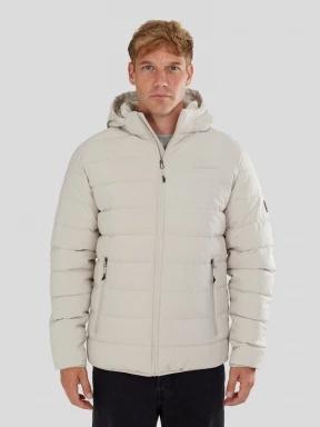Fundango Hubble Padded Jacket herren gesteppt übergangsjacke sand 1