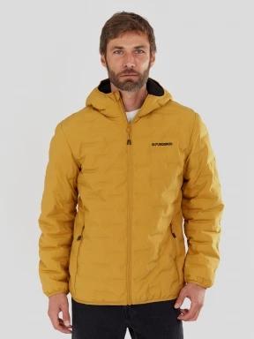 Fundango Smoke Eco Hooded Jacket herren outdoorjacke gelb 1