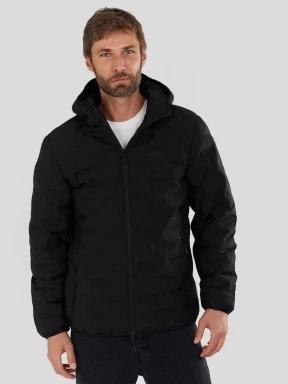 Fundango Smoke Eco Hooded Jacket herren outdoorjacke Schwarz 1