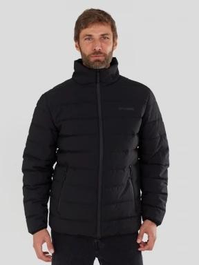 Fundango Arson Padded Jacket herren gesteppt übergangsjacke Schwarz 1