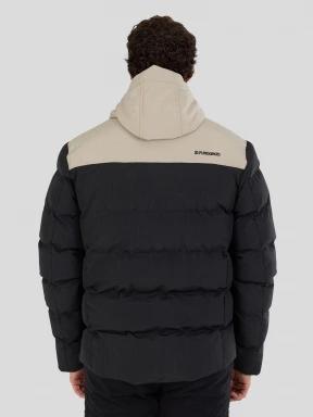 Fundango Passat II Padded Jacket herren wattierte winterjacke Schwarz 3