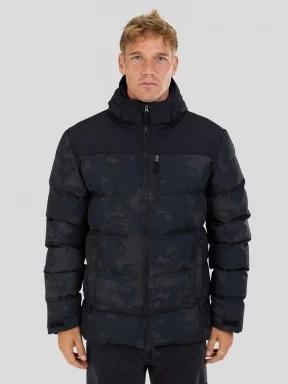 Fundango Passat II Padded Jacket herren wattierte winterjacke Schwarz 1