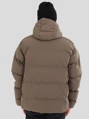 Fundango Newport Puffer Jacket herren wattierte winterjacke braun 3