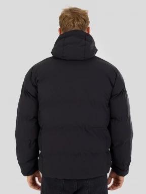 Fundango Newport Puffer Jacket herren wattierte winterjacke Schwarz 3