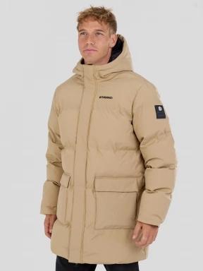 Fundango Nordvik Parka Jacket herren wattierte winterjacke gelb 1