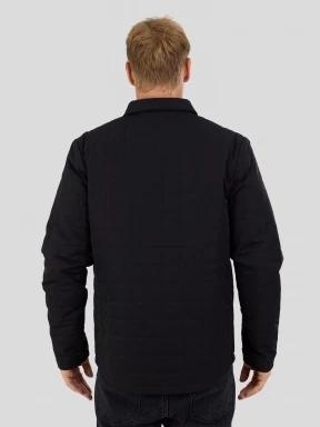 Fundango Grido Padded Shirt Jacket herren hemdjacke Schwarz 3