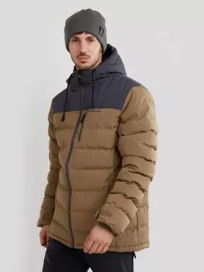 Fundango Passat Padded Jacket herren mäntel braun 1