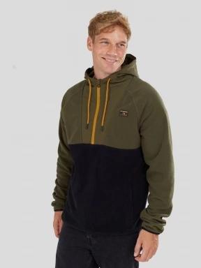 Fundango Carlos Fleece Pullover herren kapuzenpullover grün 1