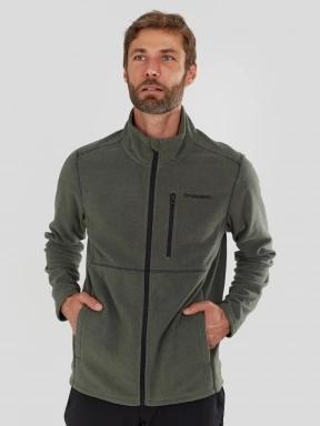 Fundango Jeffrey Fleece Jacket herren fleecepullover oliv 1