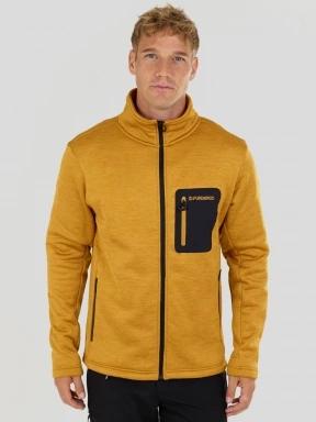 Fundango Revolution Fleece Jacket herren fleecepullover gelb 1