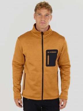 Fundango Revolution Fleece Jacket herren fleecepullover orange 1