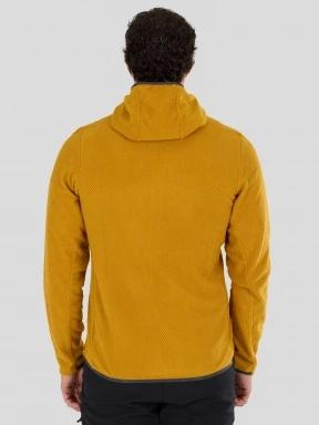 Fundango Nagano Full Zip Hoodie herren hybrid-midlayer gelb 3