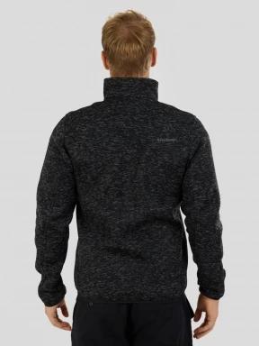 Fundango Cruz Knit Fleece Jacket herren fleecepullover grau 3