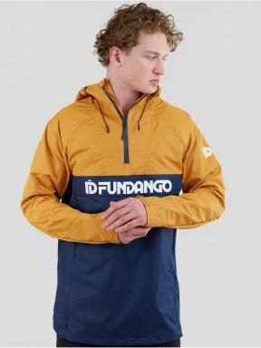 Fundango Salmo Logo Anorak herren regenmantel gelb 1