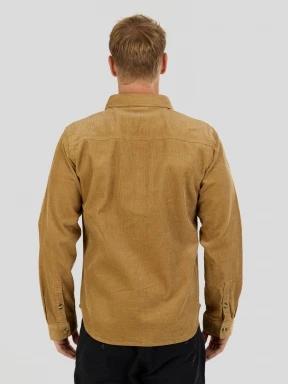 Fundango Oregon Corduroy Shirt herren langarmhemd gelb 3