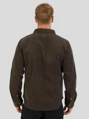 Fundango Oregon Corduroy Shirt herren langarmhemd grün 3