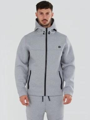 Fundango Hamal Tech Hoodie herren kapuzenpullover grau 1