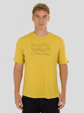 Fundango Wanaka Merino T-shirt herren t-shirt gelb 1