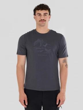 Fundango Wanaka Merino T-shirt herren t-shirt grau 1