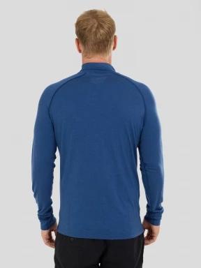 Fundango Temuka Merino Halfzip herren funktionsshirt blau 3