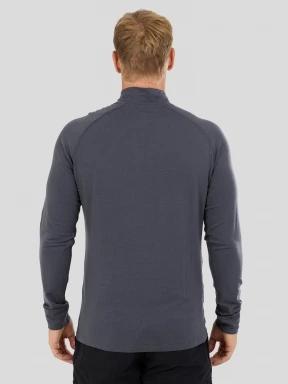 Fundango Temuka Merino Halfzip herren funktionsshirt grau 3