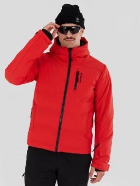 Fundango Portage Padded Jacket herren gesteppt skijacke rot 1