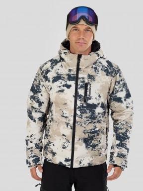 Fundango Portage Padded Jacket herren gesteppt skijacke sand 1