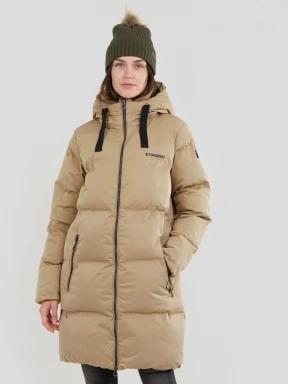 Fundango Vanessa Padded Jacket damen wintermantel braun 1
