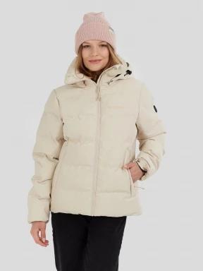 Fundango Mirabelle Padded Jacket damen gesteppt übergangsjacke sand 1