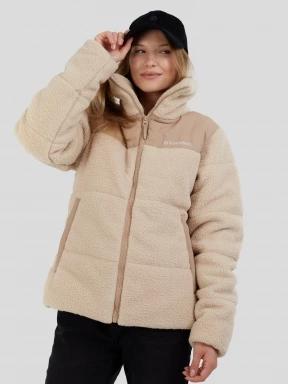 Fundango Nukka Padded Jacket damen gesteppt übergangsjacke sand 1