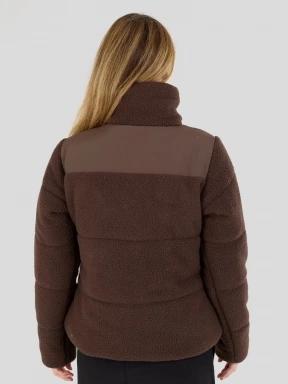 Fundango Nukka Padded Jacket damen gesteppt übergangsjacke braun 3