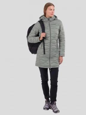 Fundango Nordwave Long Jacket damen gesteppt übergangsjacke grün 1