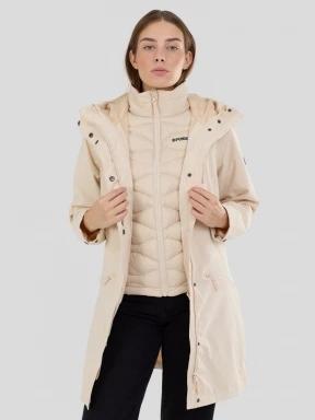 Fundango Astrion 3 in 1 Jacket damen übergangsjacke sand 1