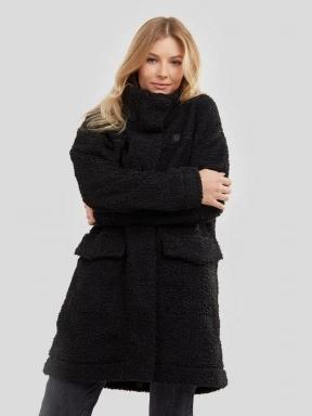 Fundango Elle Fleece Jacket damen mäntel Schwarz 1