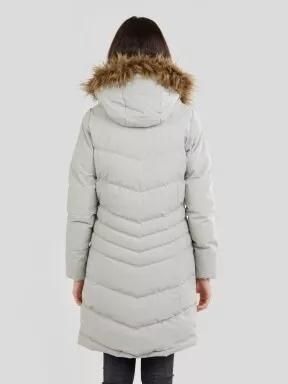 Fundango Puppis Padded Jacket damen wintermantel grau 3