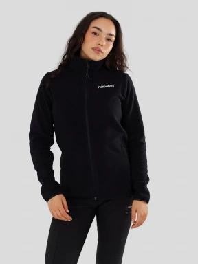 Fundango Serena Fleece Jacket damen fleecepullover Schwarz 1