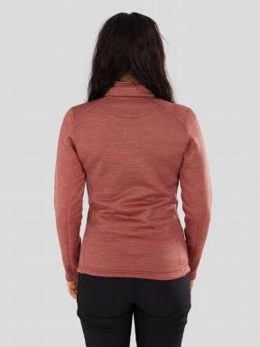 Fundango Antilles Melange Jacket damen fleecepullover rosa 3