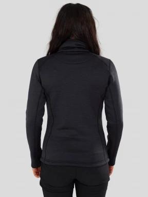 Fundango Antilles Melange Jacket damen fleecepullover Schwarz 3