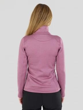 Fundango Antilles Melange Jacket damen fleecepullover rosa 3