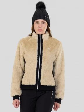 Fundango Marigold Shearling Jacket damen hybrid-midlayer sand 1