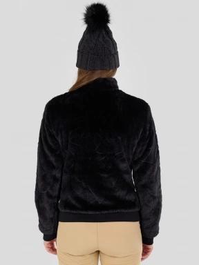 Fundango Marigold Shearling Jacket damen hybrid-midlayer Schwarz 3