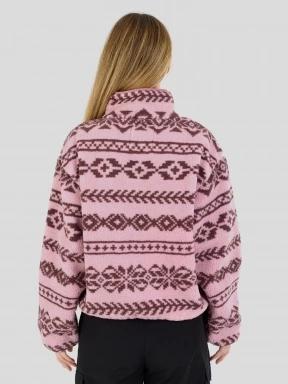 Fundango Pacha Fleece Jacket damen fleecepullover rosa 3