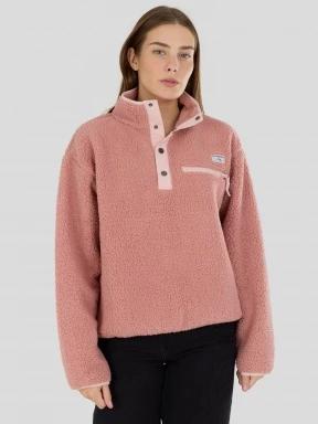 Fundango Pacha Fleece Jacket damen fleecepullover rosa 1