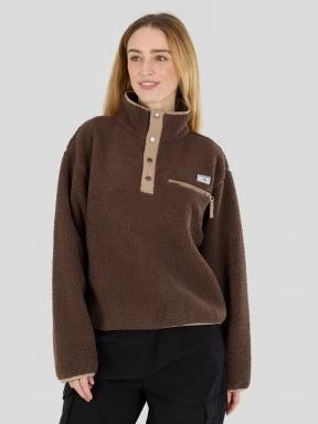 Fundango Pacha Fleece Jacket damen fleecepullover braun 1