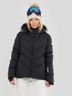 Fundango Elyra Fur Padded Jacket damen gesteppt skijacke Schwarz 1