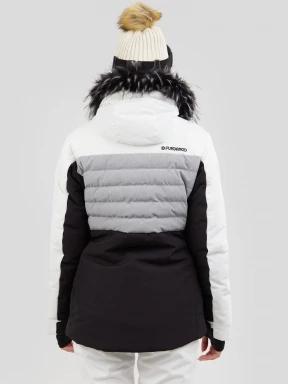 Fundango Salina Padded Jacket damen gesteppt skijacke weiß 3