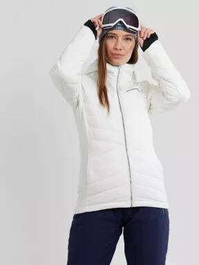 Fundango Punch Padded Jacket damen gesteppt skijacke weiß 1