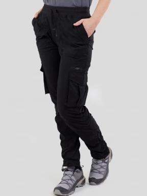 Fundango Finley Cargo Pants damen trekkinghosen Schwarz 3