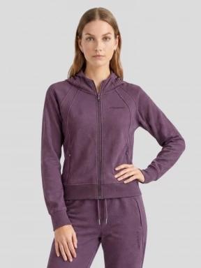 Fundango Coreline Full-Zip Sweater damen kapuzenpullover lila 1